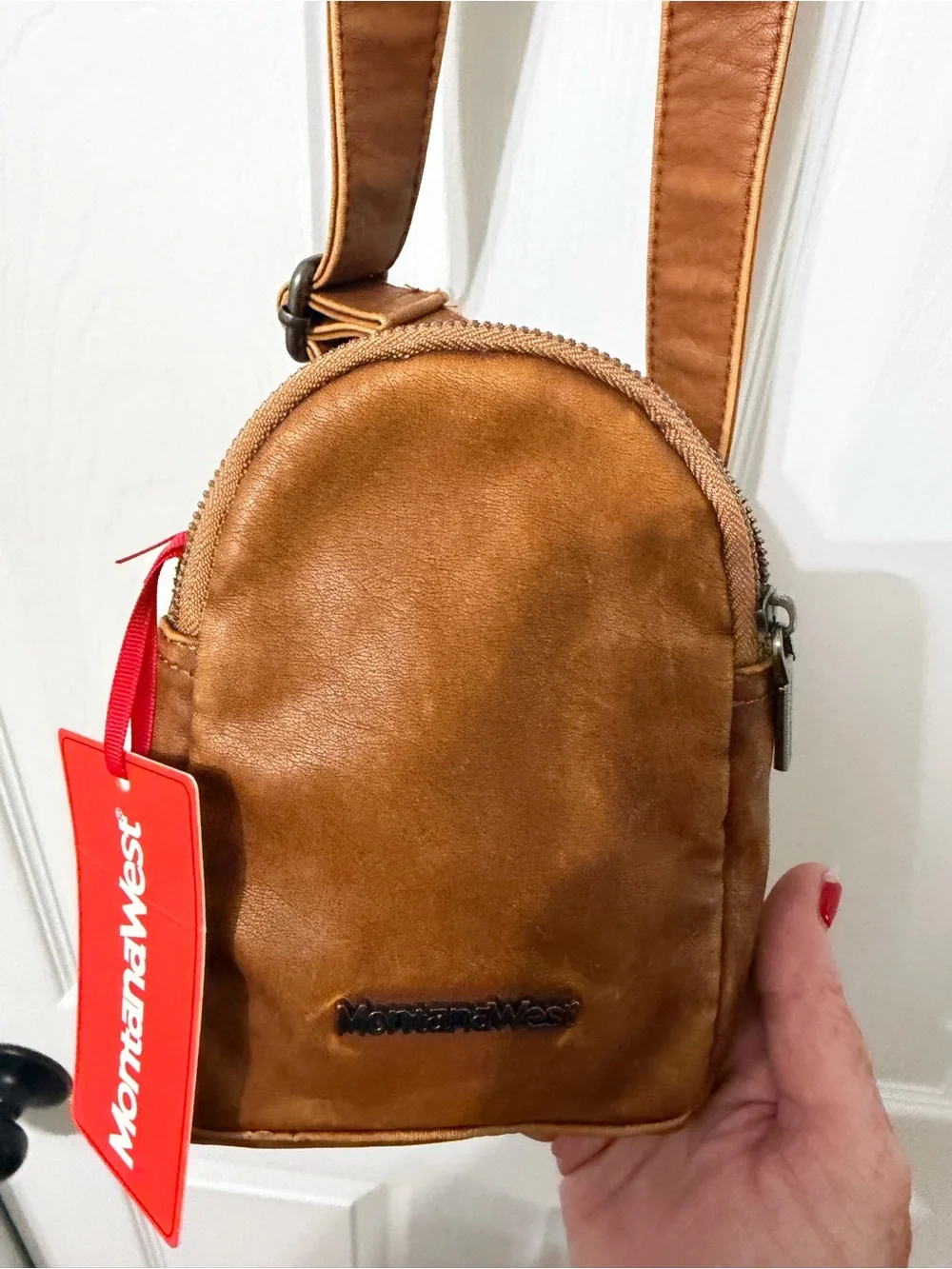 Montana West Brown Mini Crossbody Messenger Bag